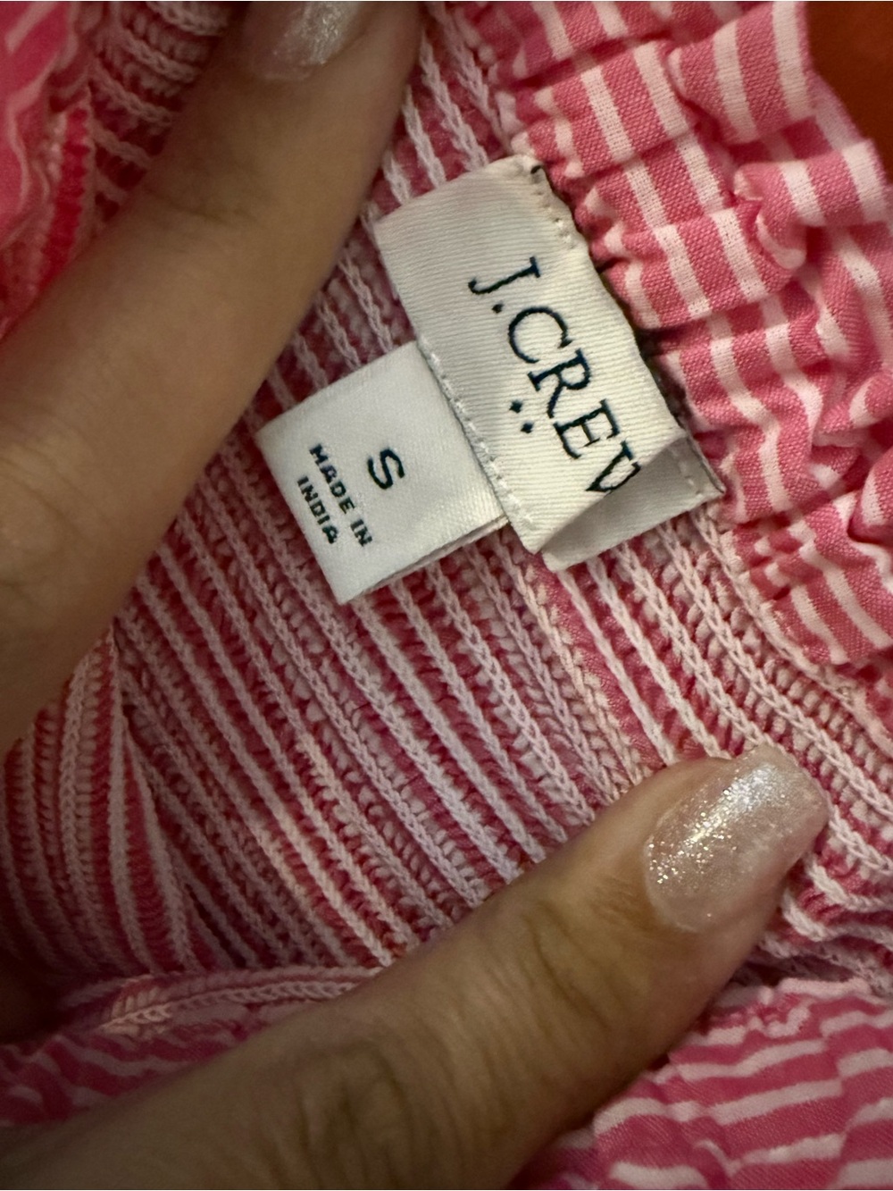 Pink Smocked j crew Dress - Picture 2 of 2